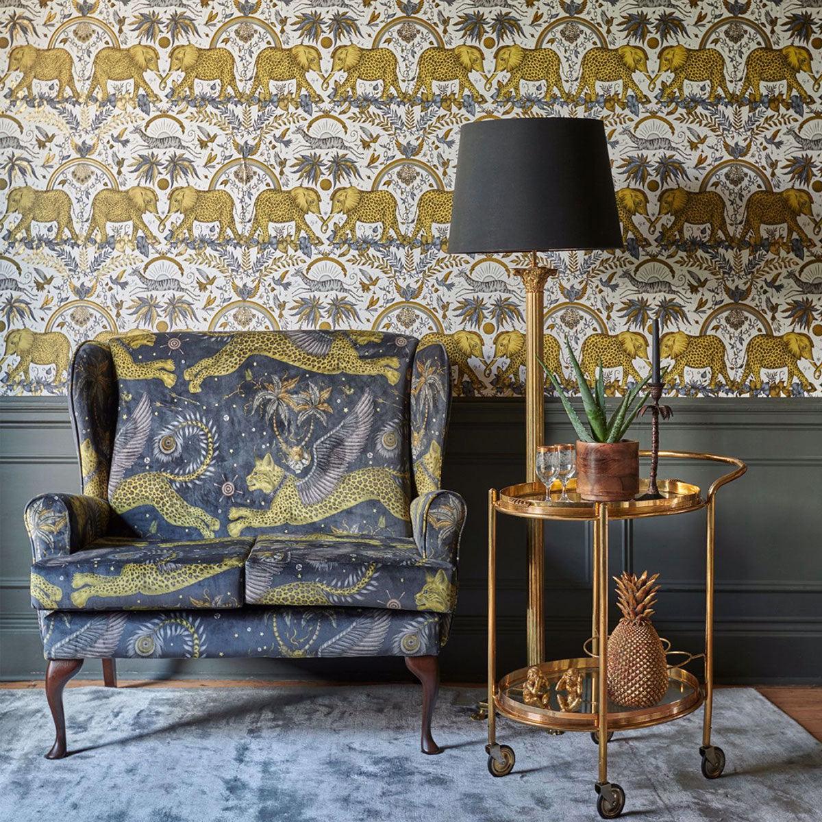 Clarke &amp; Clarke X Emma Shipley Zambezi Wallpaper