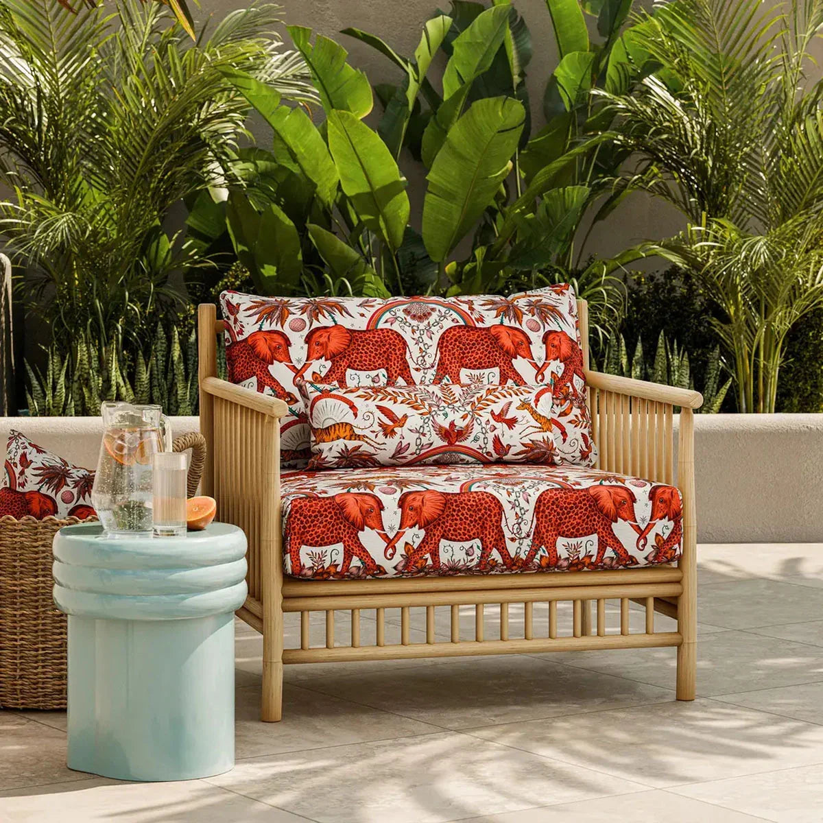 Zambezi Indoor Outdoor Fabric - Clarke & Clarke X Emma Shipley