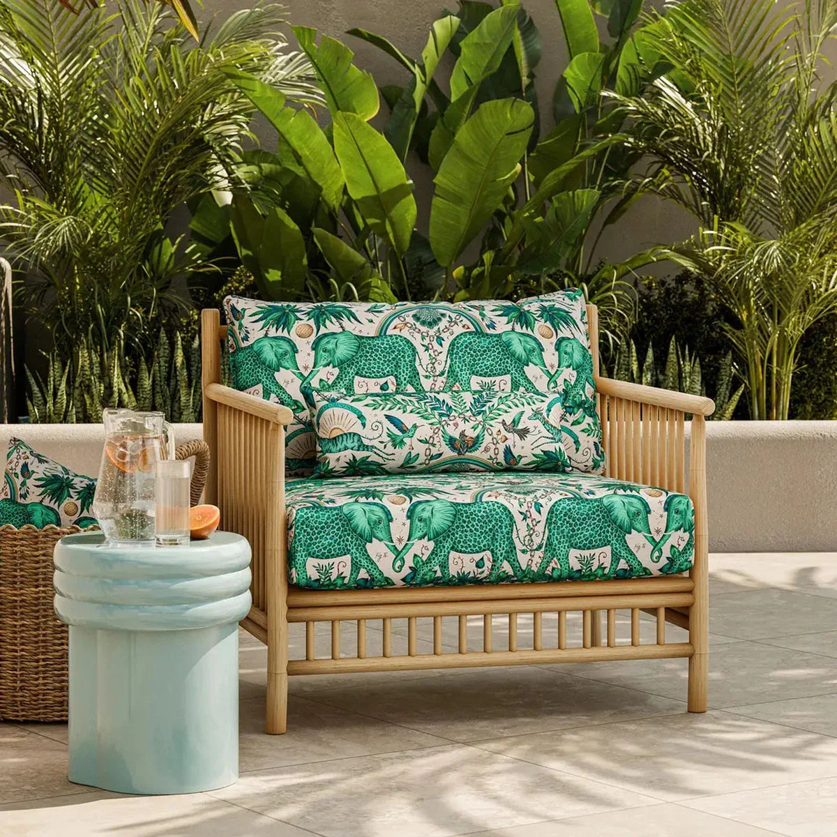 Zambezi Indoor Outdoor Fabric - Clarke & Clarke X Emma Shipley