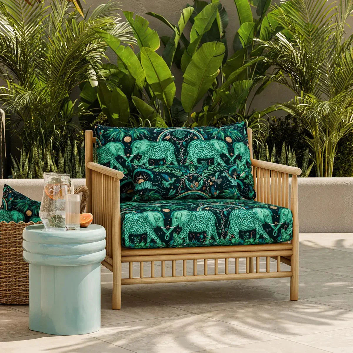 Zambezi Indoor Outdoor Fabric - Clarke & Clarke X Emma Shipley