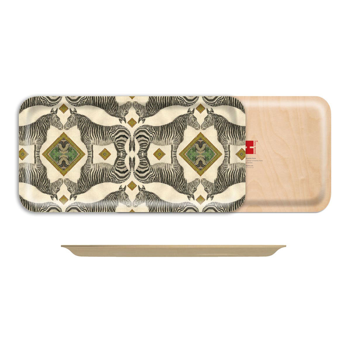 Birch Wood Narrow Tray - Avenida Home