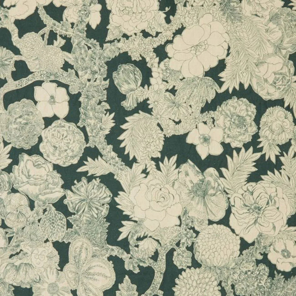 Zennor Arbour Linen Fabric - Liberty