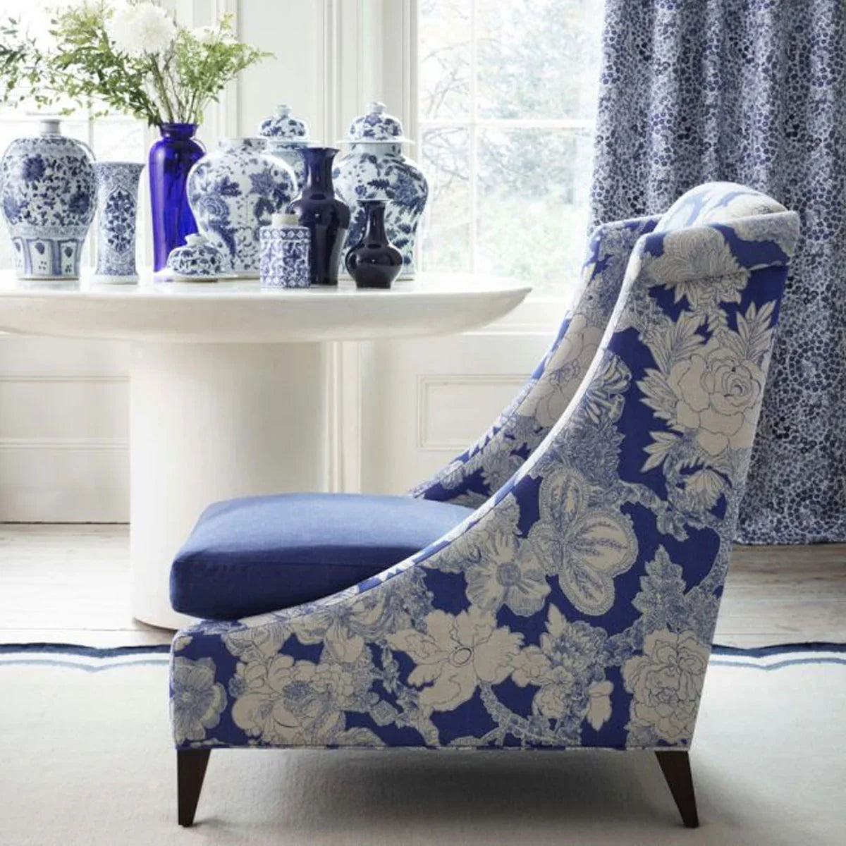 Zennor Arbour Linen Fabric - Liberty