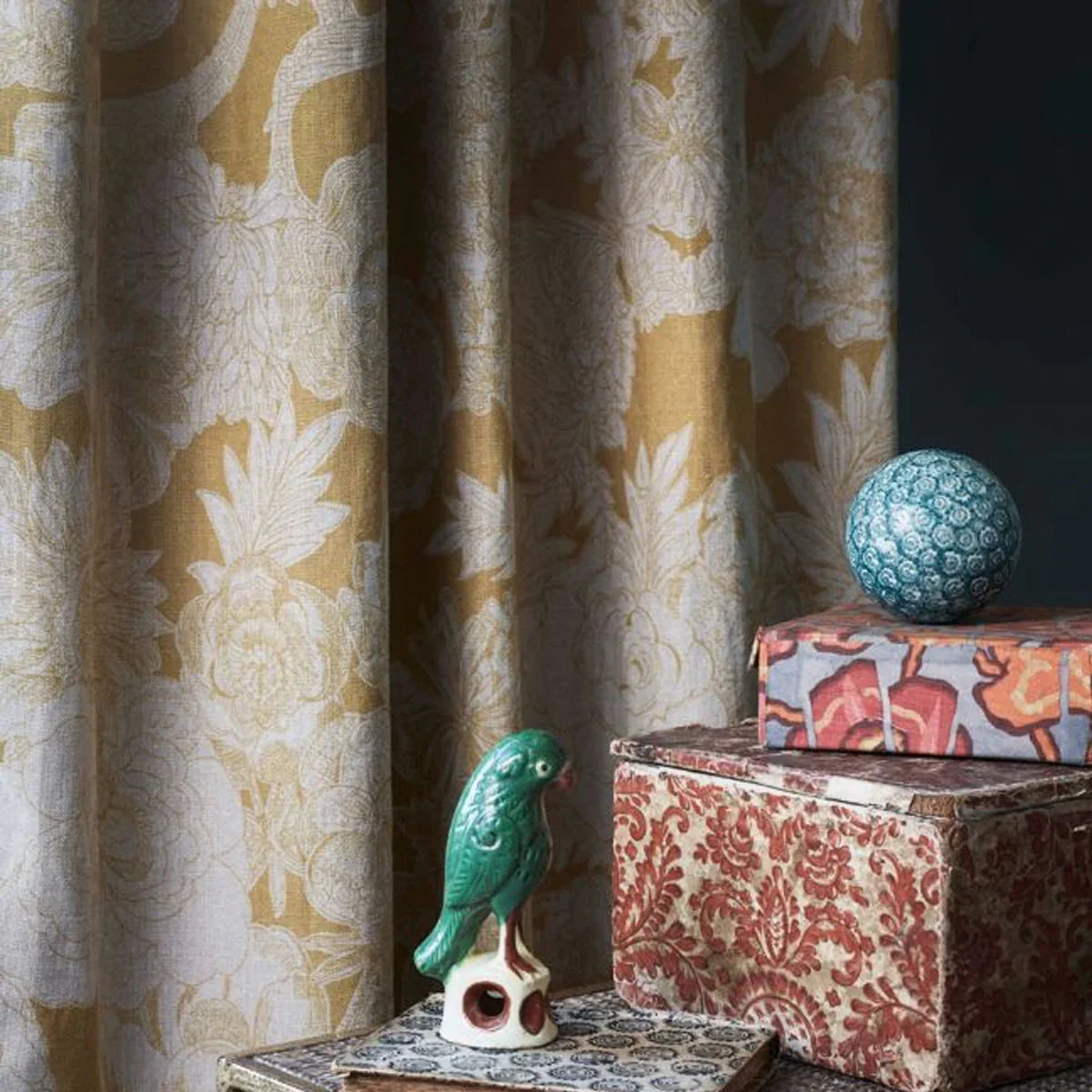Zennor Arbour Linen Fabric - Liberty