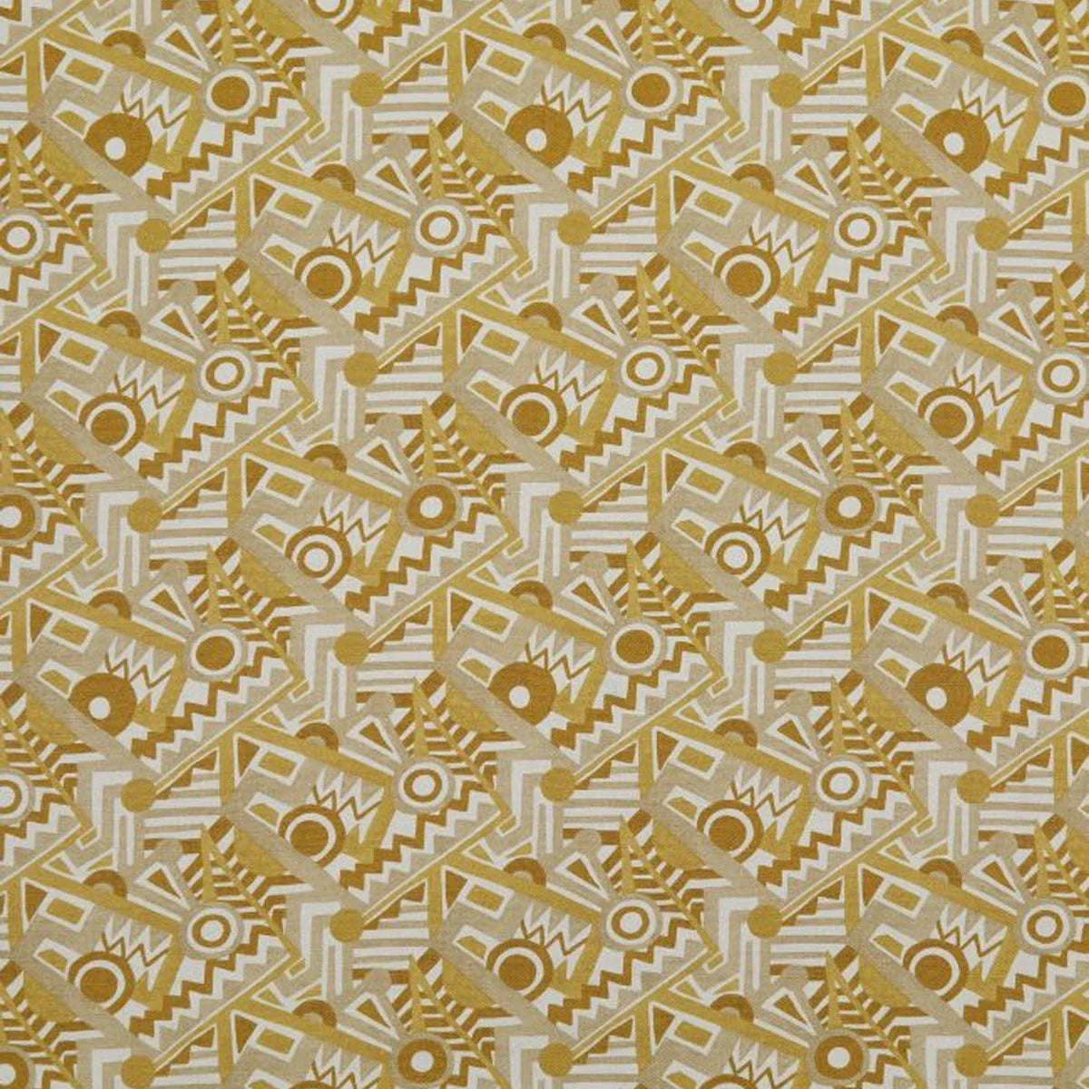 Zig Zag Linen Fabric - Liberty