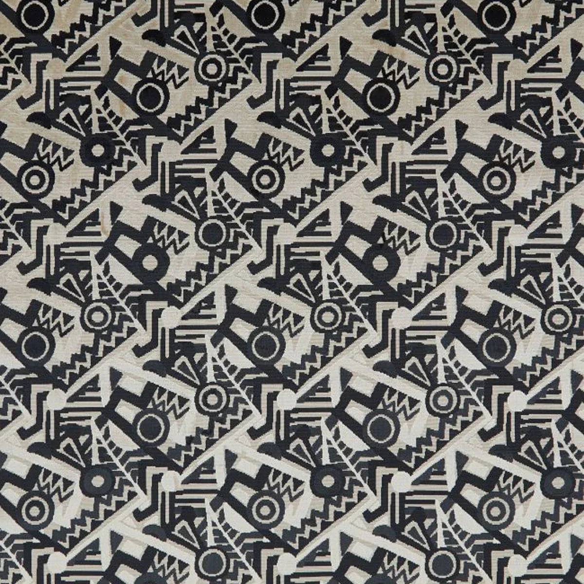 Zig Zag Velvet Fabric - Liberty