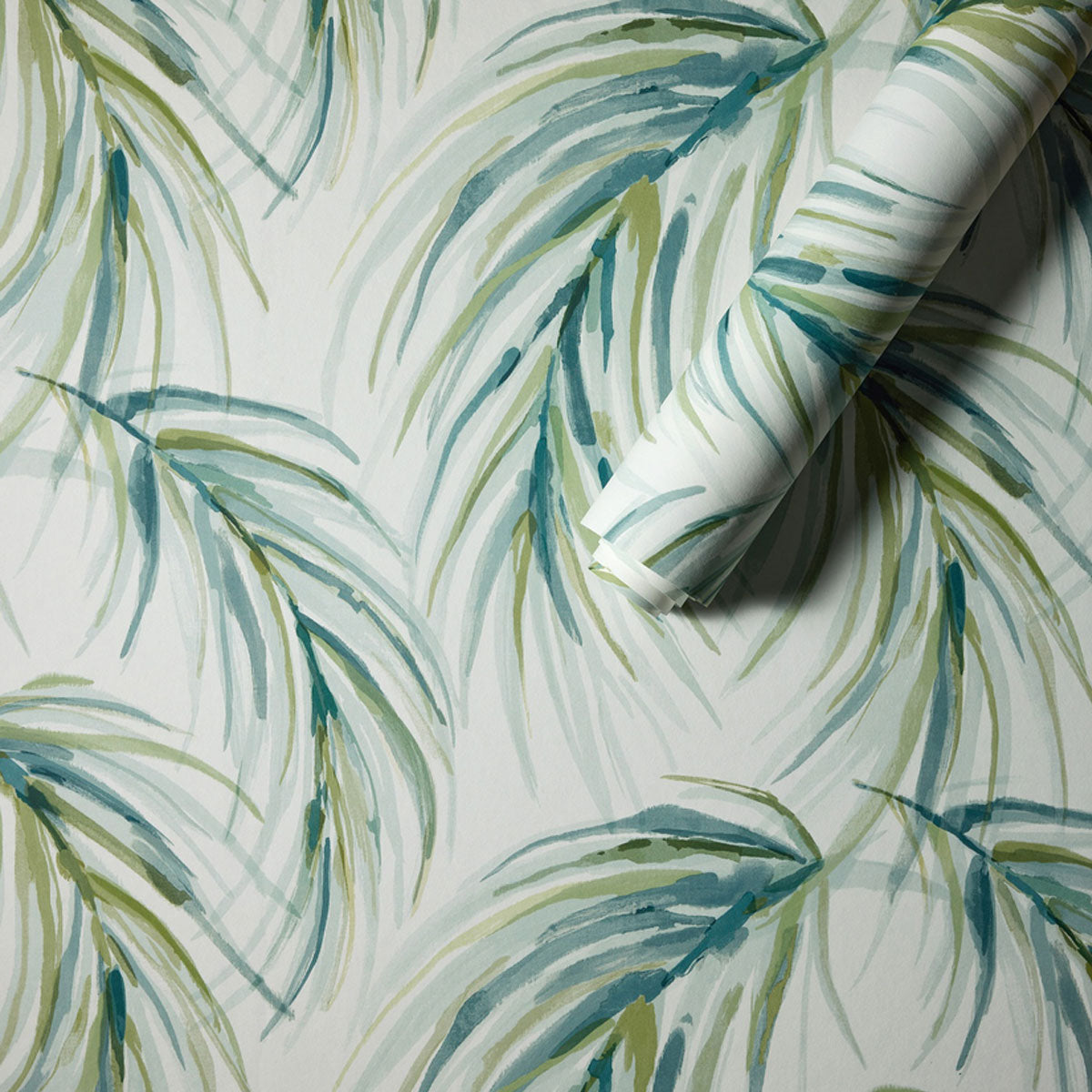 Harlequin Alvaro wallpaper – Atlantic/Palm/Mineral (3)
