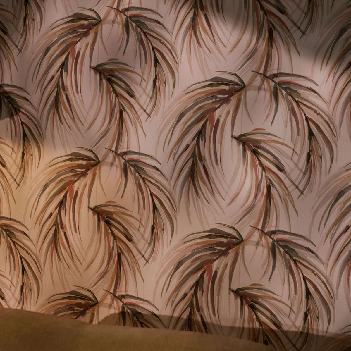 Harlequin Alvaro wallpaper – Rosewood/Plum/Olive (4)