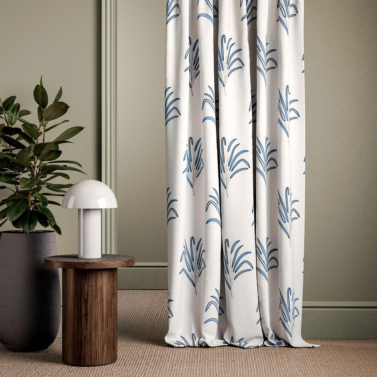 Clarke & Clarke Aven fabric – Midnight (3)