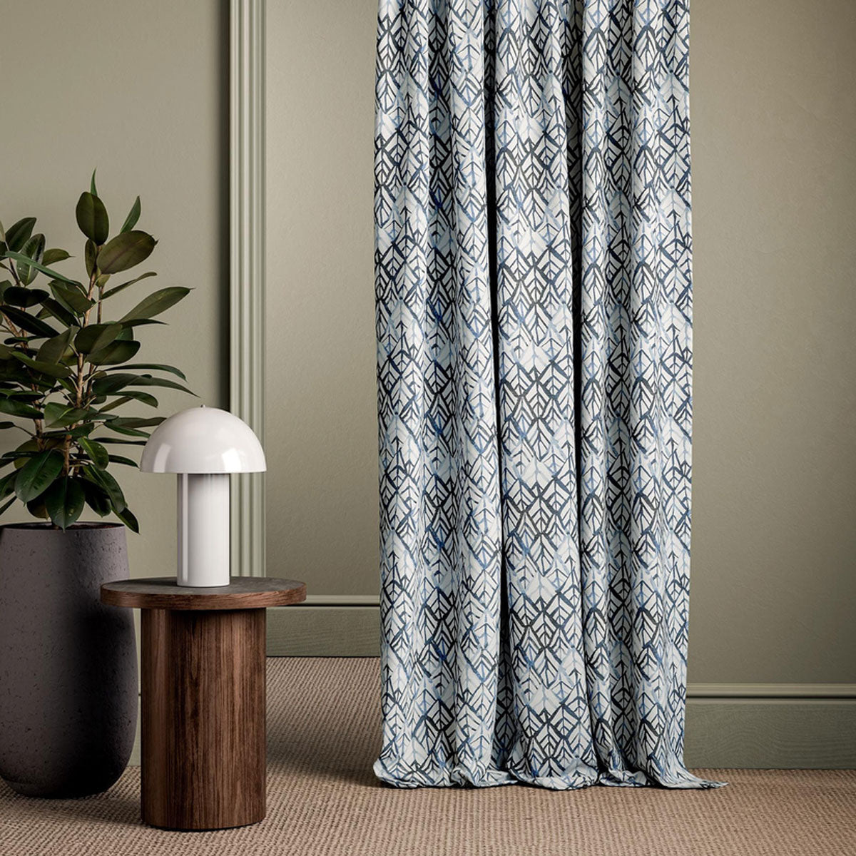 Clarke & Clarke Canopy fabric – Indigo (3)