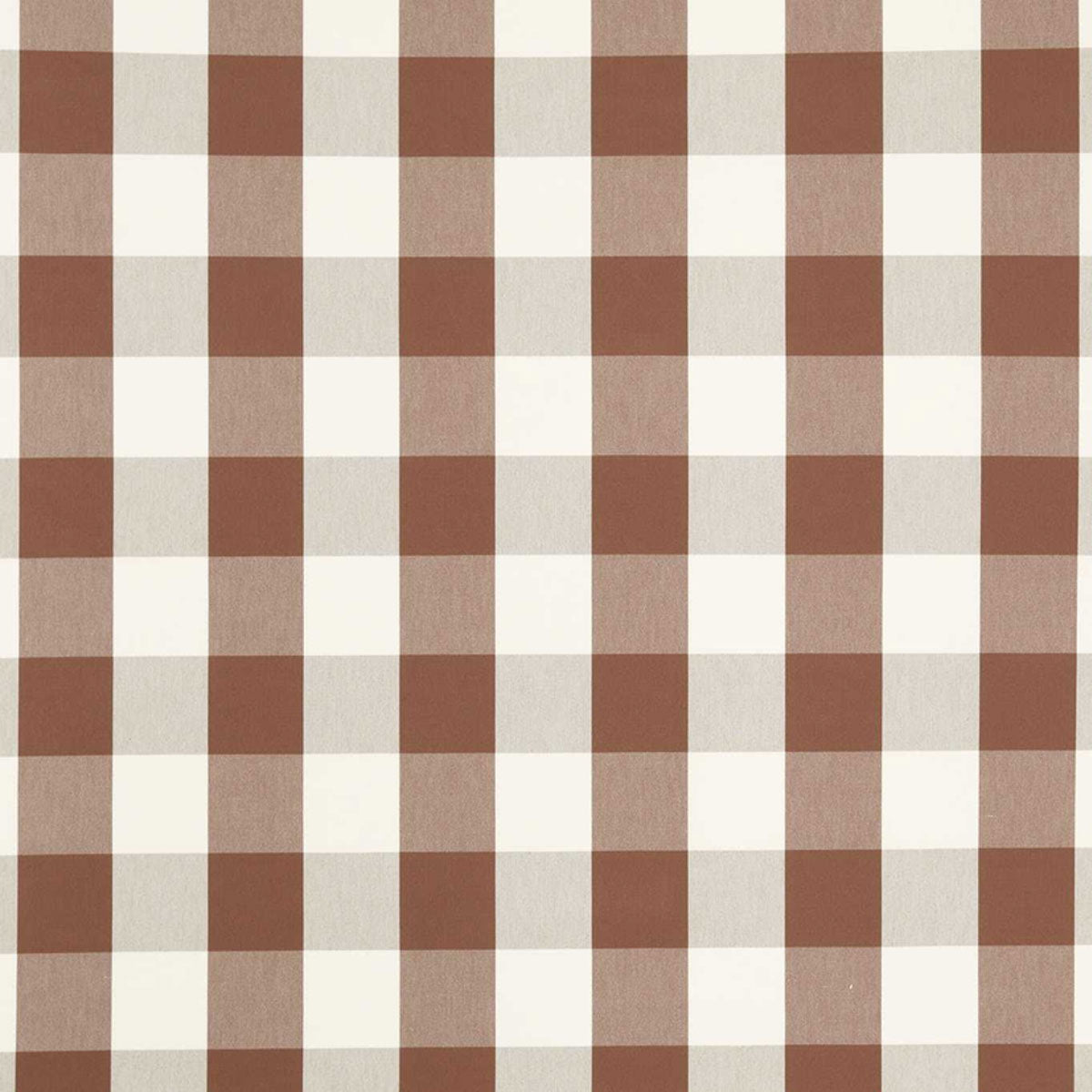Scion Central Check fabric – Chocolate (1)