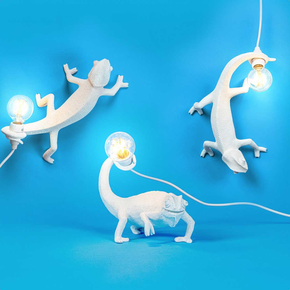 Chameleon Lamp Going Down - Seletti