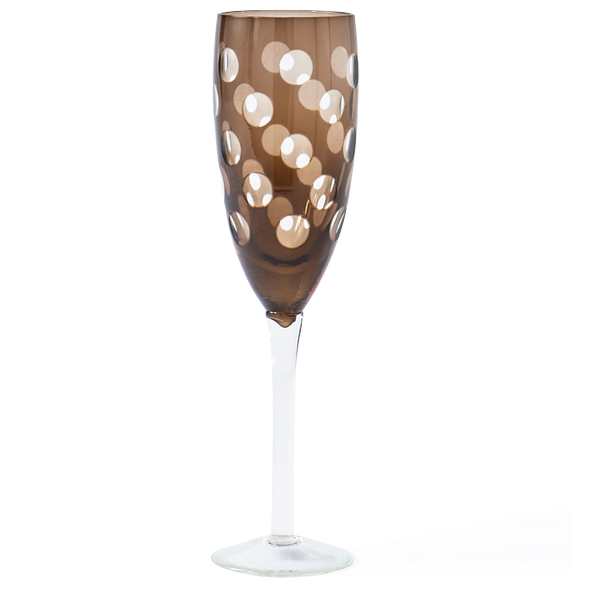 Cuttings Multicoloured Champagne Glasses Set of 6 - Polspotten
