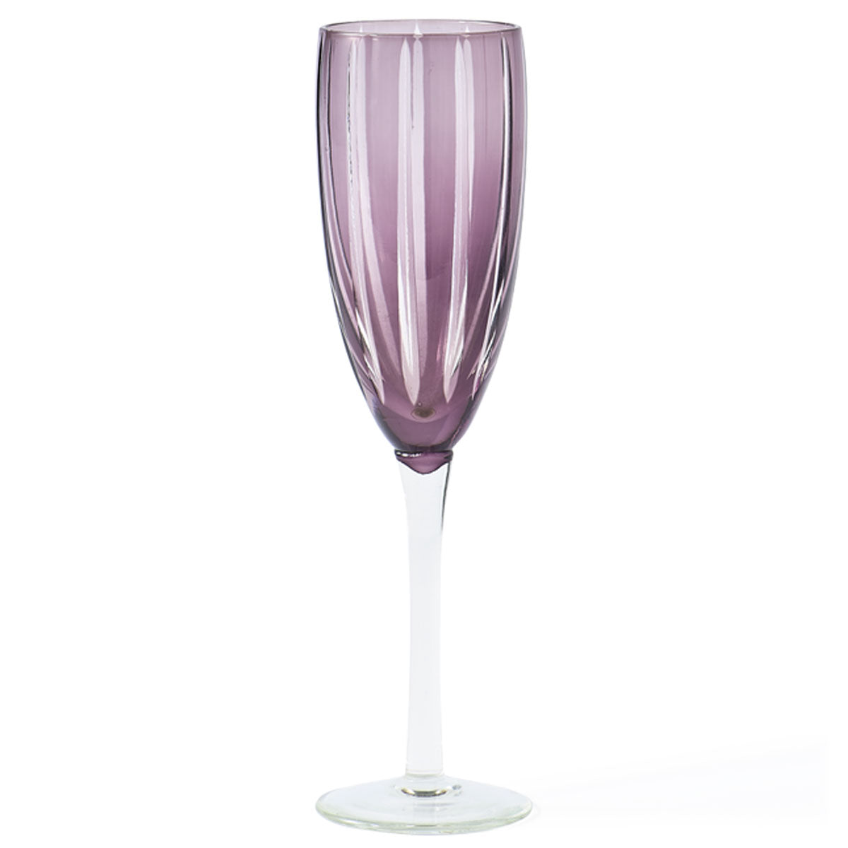 Cuttings Multicoloured Champagne Glasses Set of 6 - Polspotten
