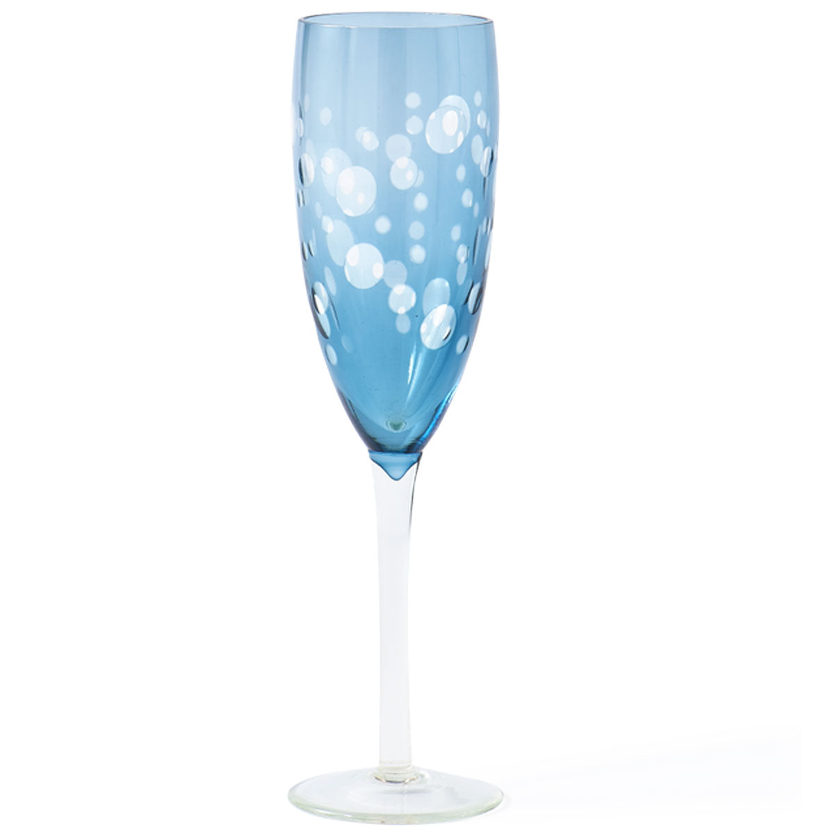 Cuttings Multicoloured Champagne Glasses Set of 6 - Polspotten
