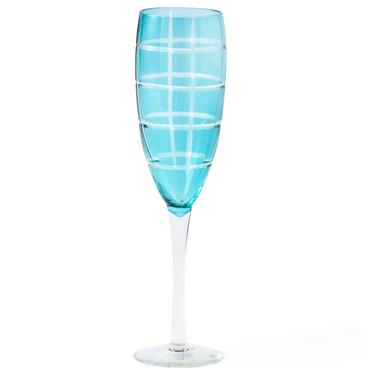 Cuttings Multicoloured Champagne Glasses Set of 6 - Polspotten