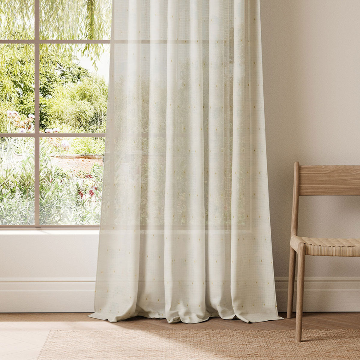 Scion Daisy Dots fabric – Honey (2)
