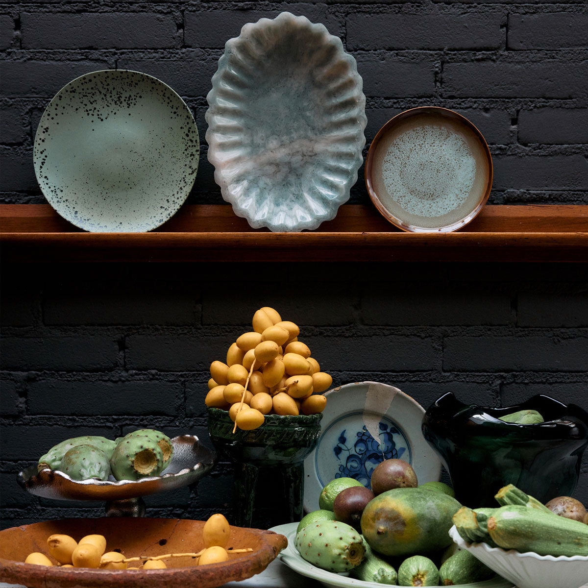 70s Ceramics Plates - HKLIVING