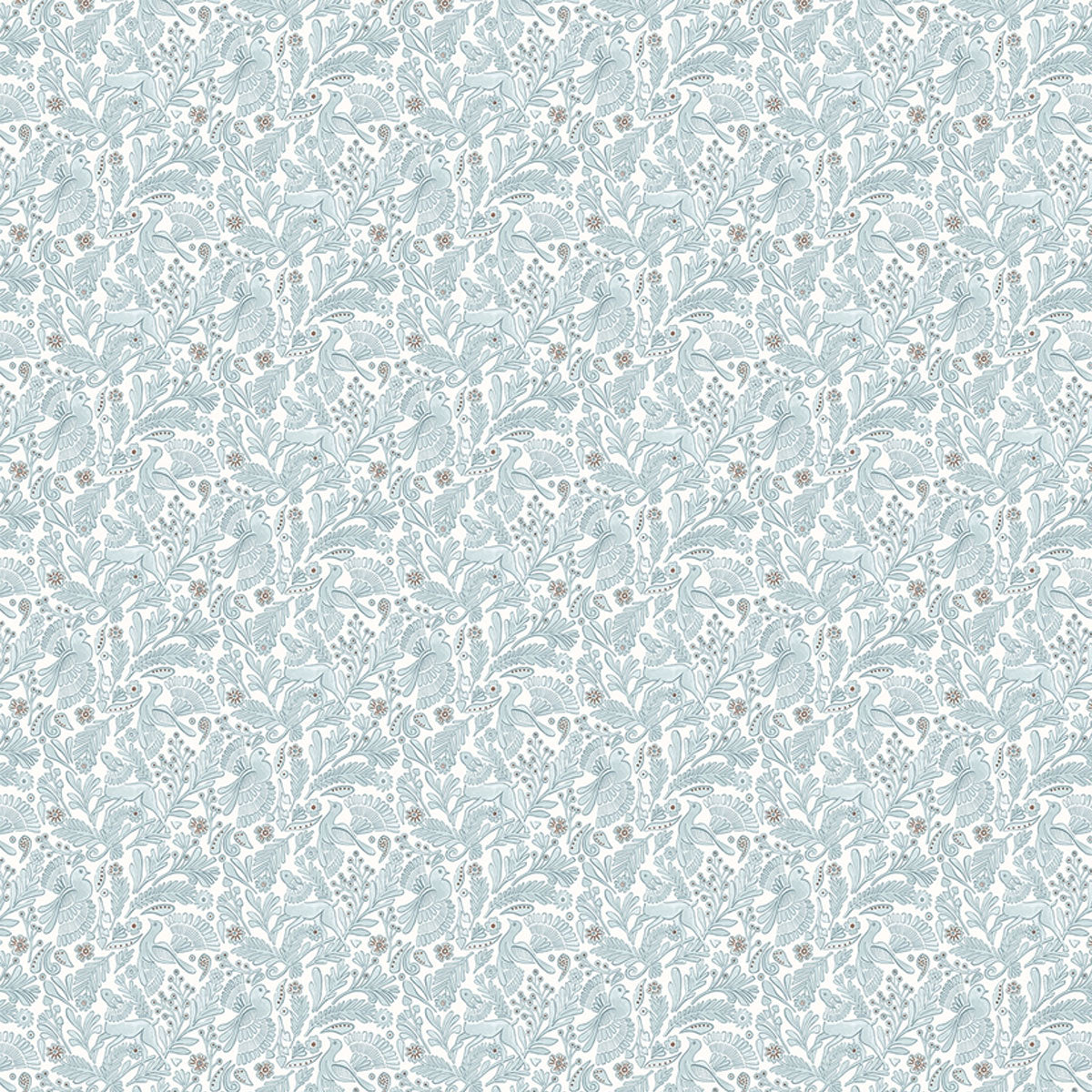 Scion Dove & Deer fabric – Coast Blue (1)