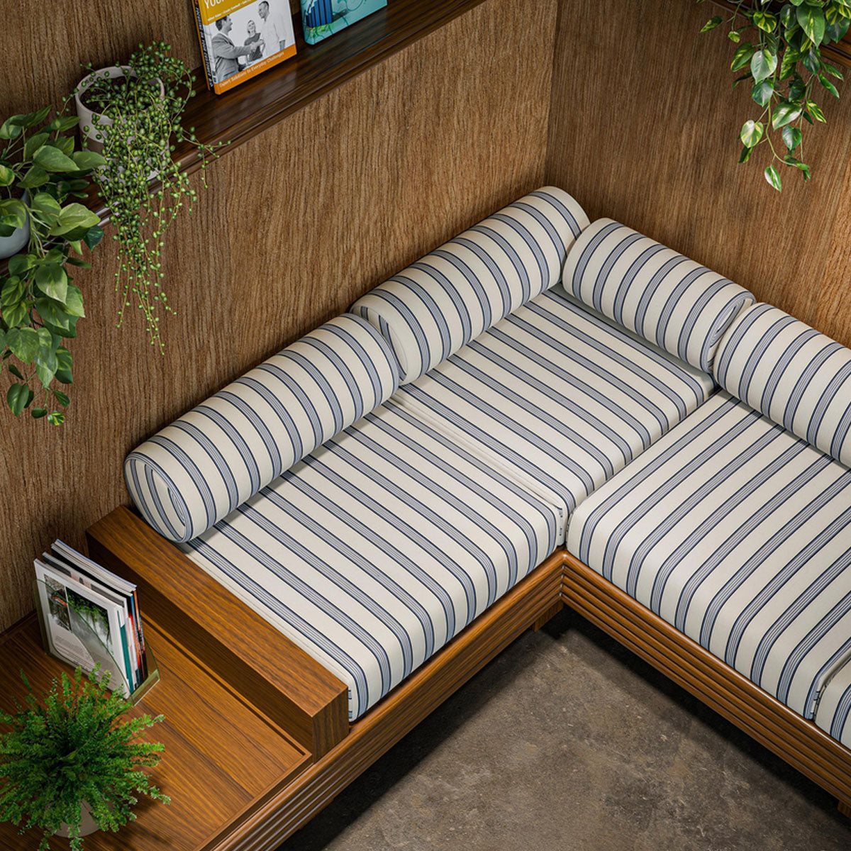 Clarke & Clarke Edison fabric – Cornflower (2)