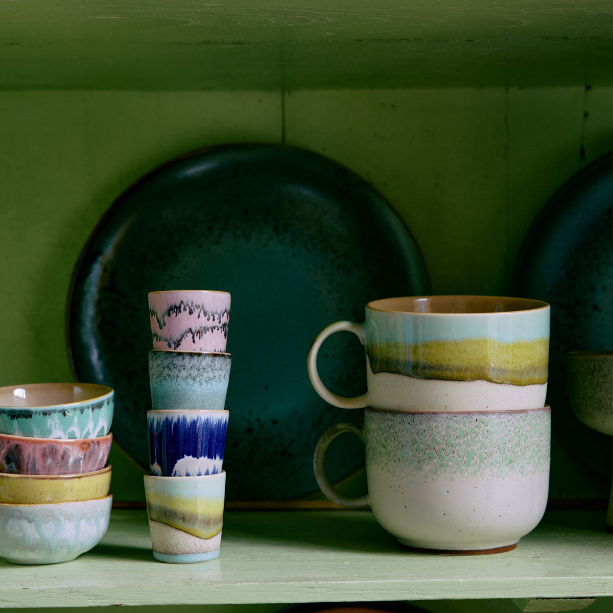 70s Ceramics Egg Cups - HKLIVING