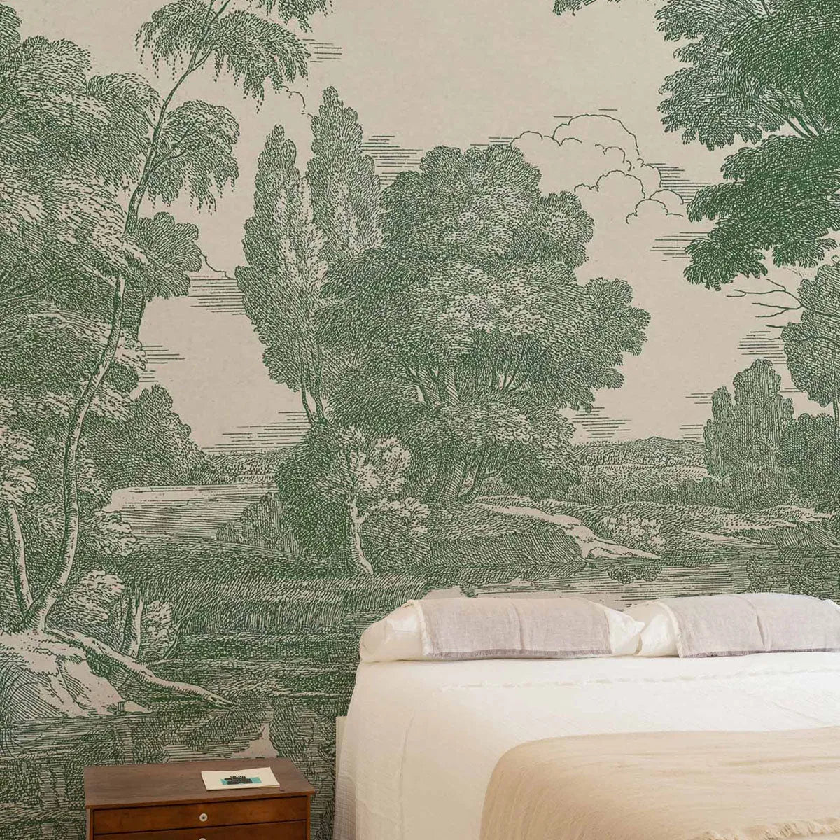 Engraving Mural Wallpaper - Coordonne