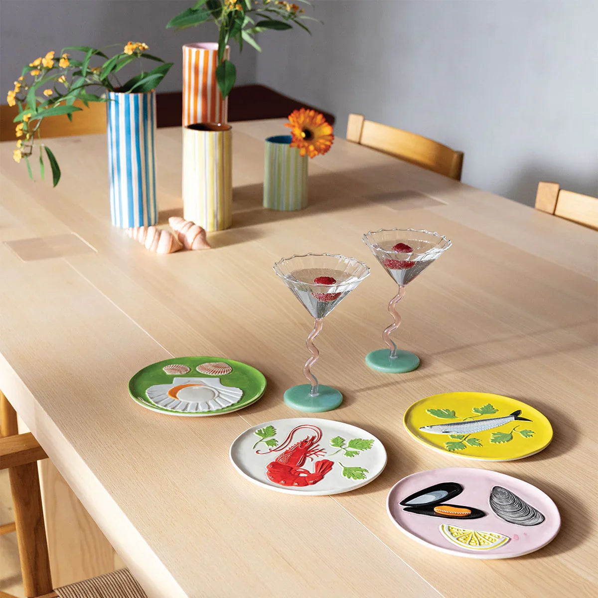 Plate De La Mer Set Of 4 - &Klevering