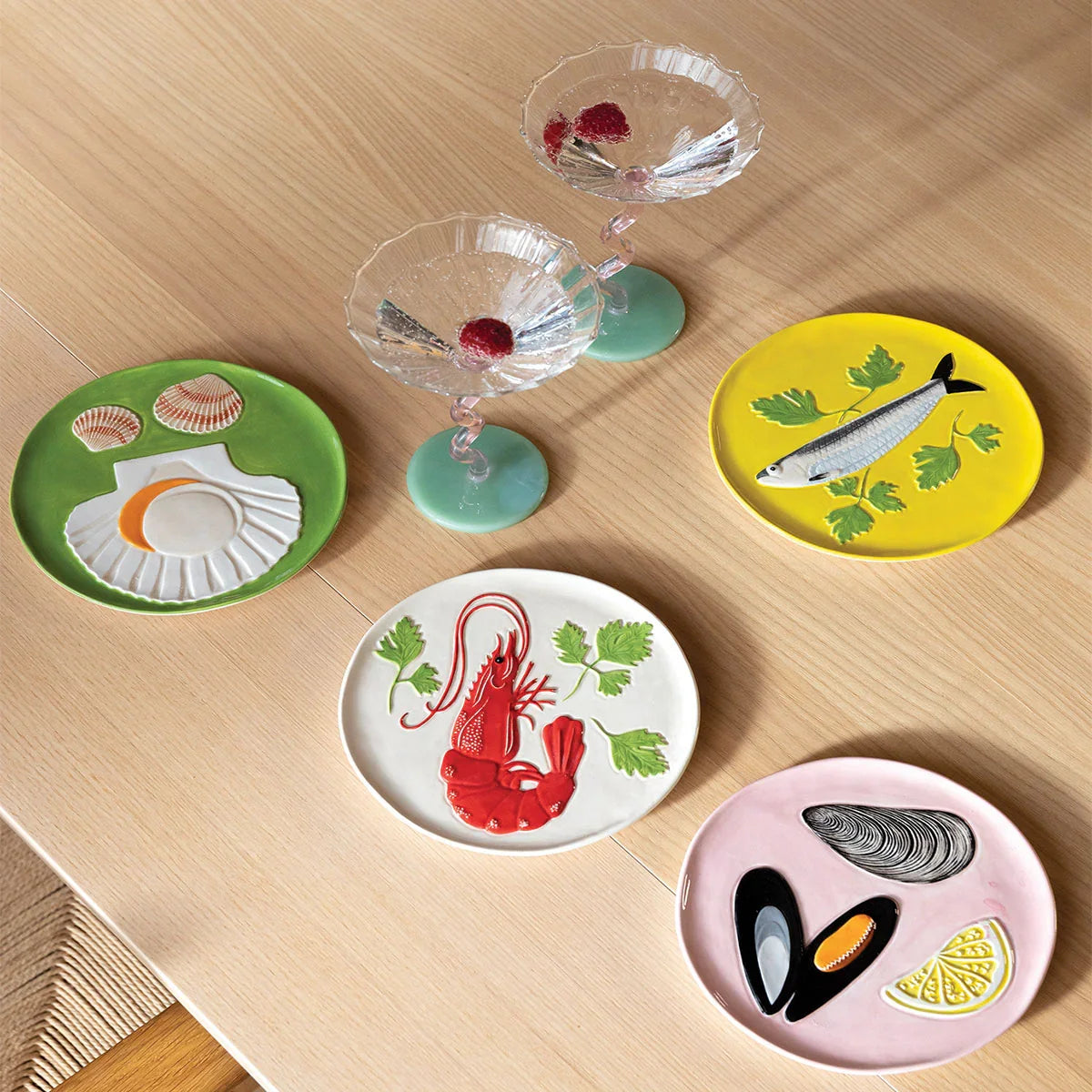 Plate De La Mer Set Of 4 - &Klevering