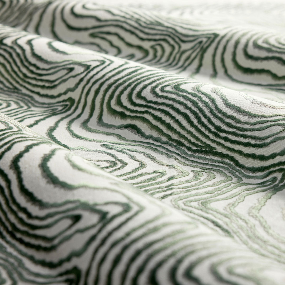 Harlequin Formation Embroidery fabric – Eucalyptus (2)
