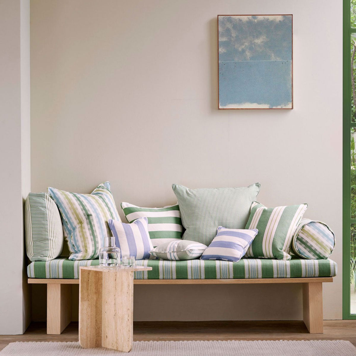 Clarke & Clarke Foxdale fabric – Herb/Lime (6)