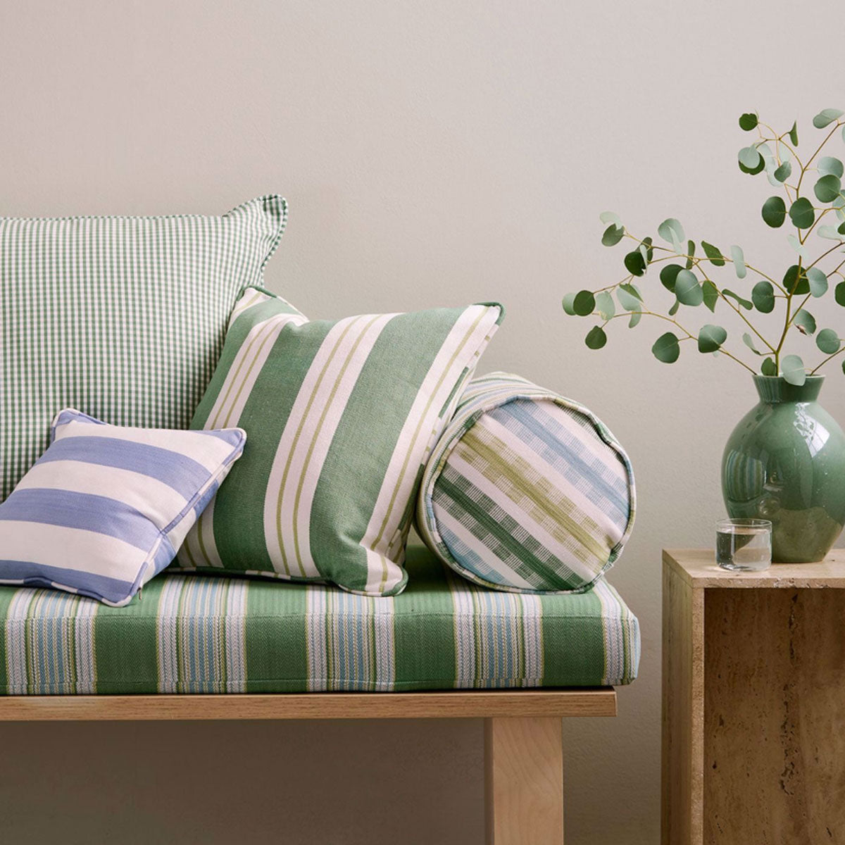 Clarke & Clarke Foxdale fabric – Herb/Lime (5)