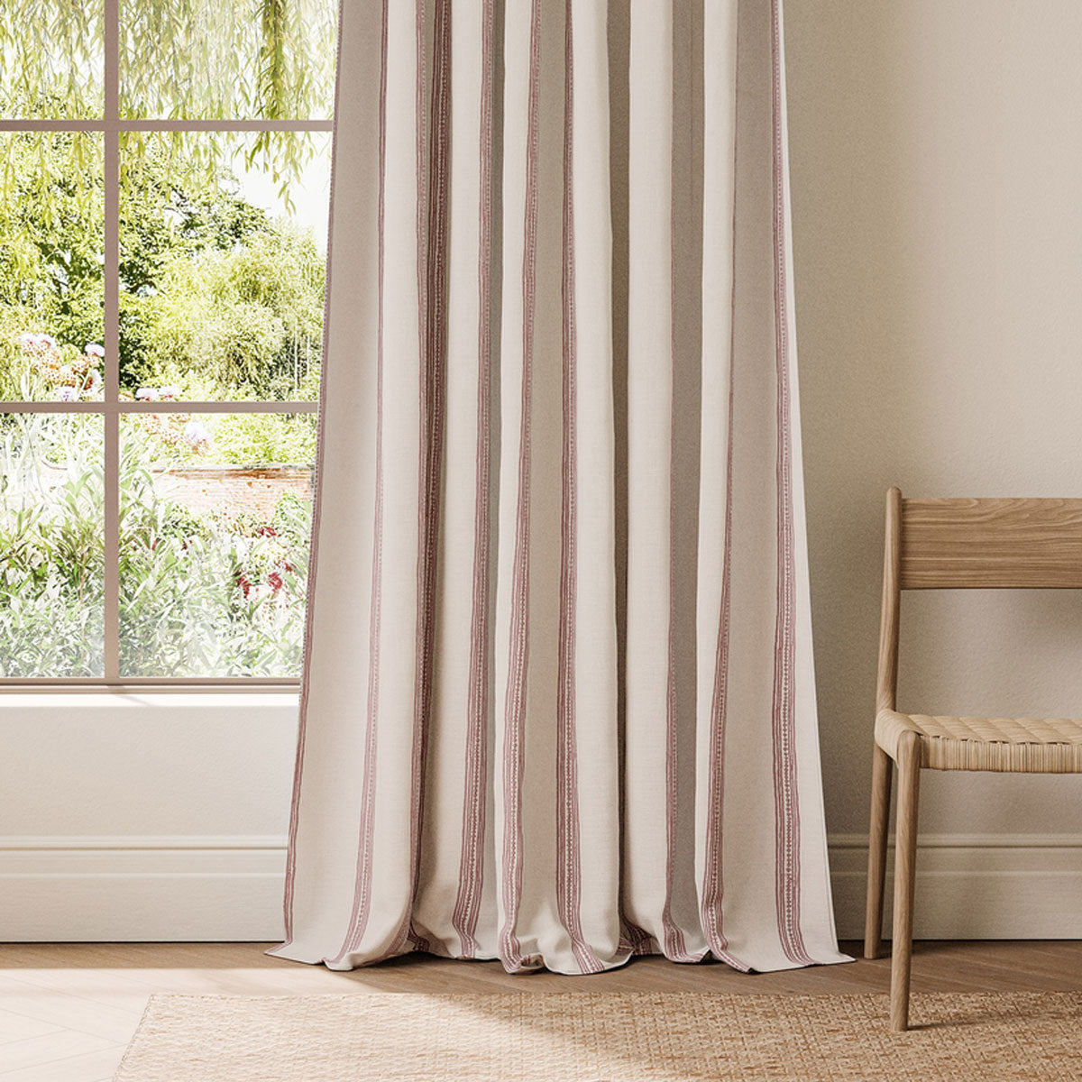 Scion Harvest Stripe fabric – Lilac (2)