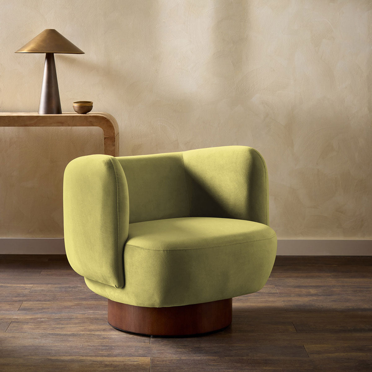 Harlequin Heatherton Velvet fabric – Avocado (2)