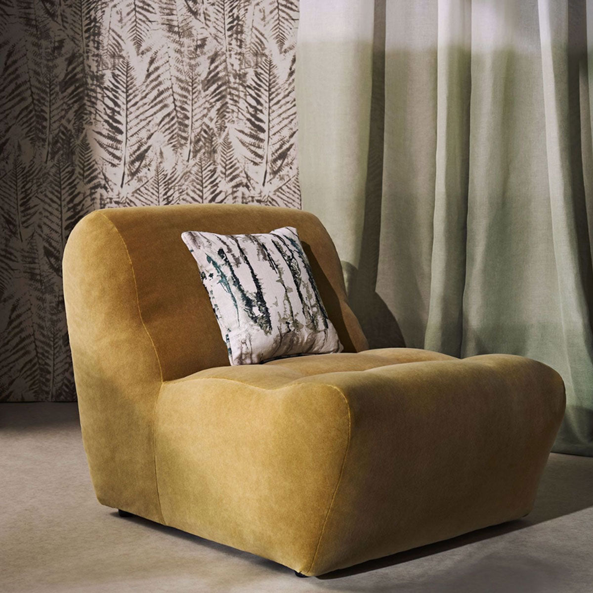 Heatherton Velvet Fabric - Harlequin