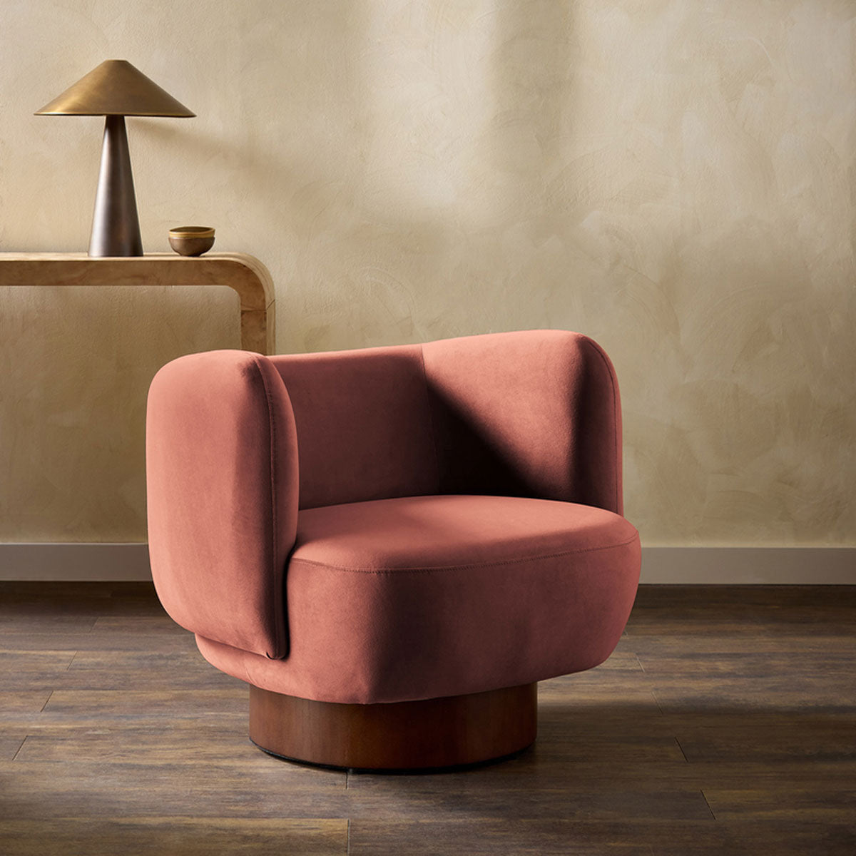 Harlequin Heatherton Velvet fabric – Dusky Rose (2)