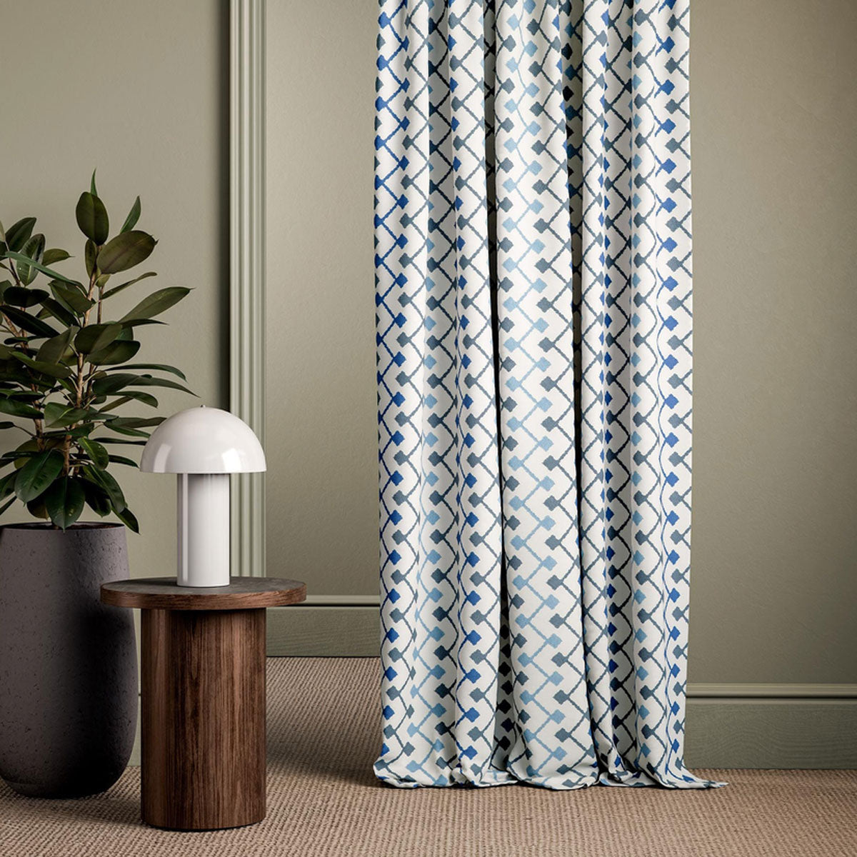 Clarke & Clarke Hemlock fabric – Midnight (3)