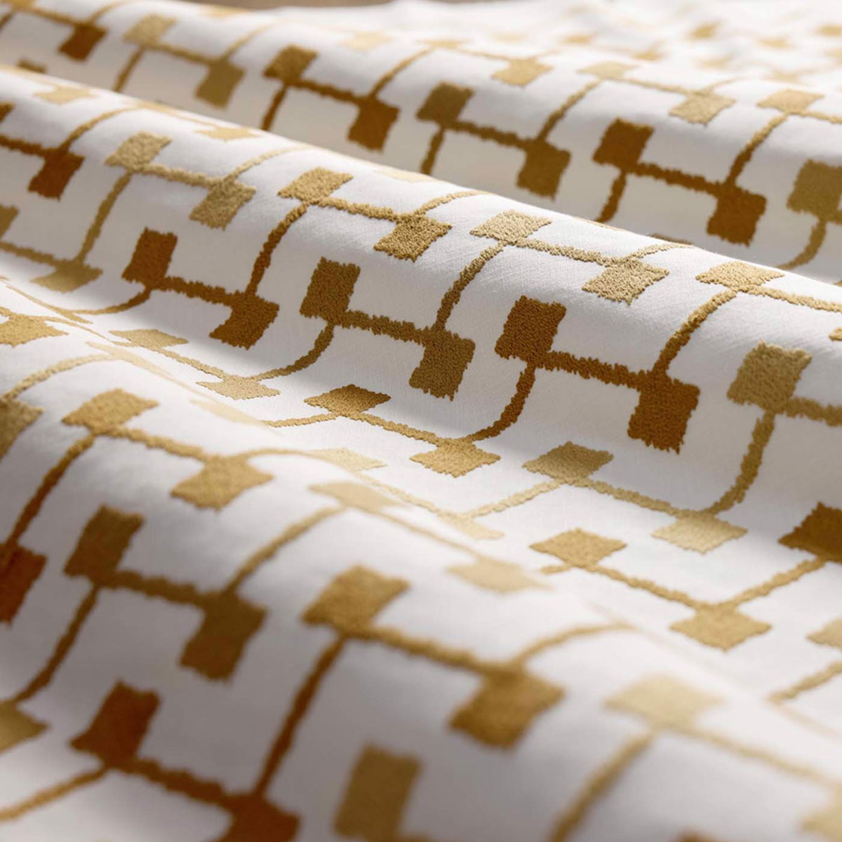 Clarke & Clarke Hemlock fabric – Mustard (2)