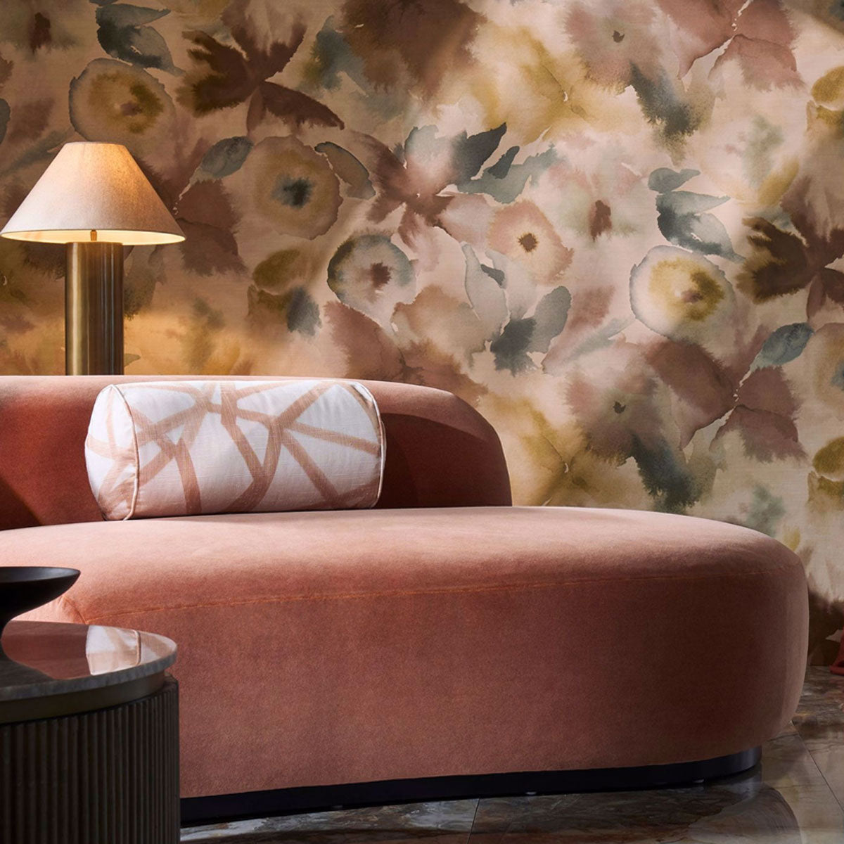 Harlequin Sumi Ikat fabric – Copper (3)