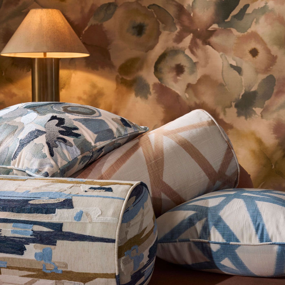 Harlequin Sumi Ikat fabric – Copper (4)