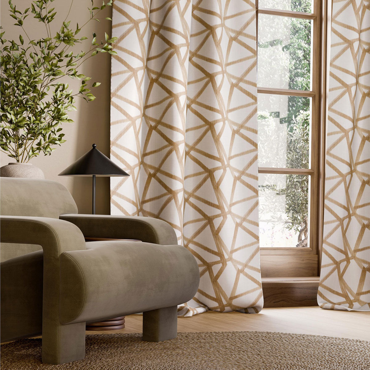 Harlequin Sumi Ikat fabric – Copper (5)