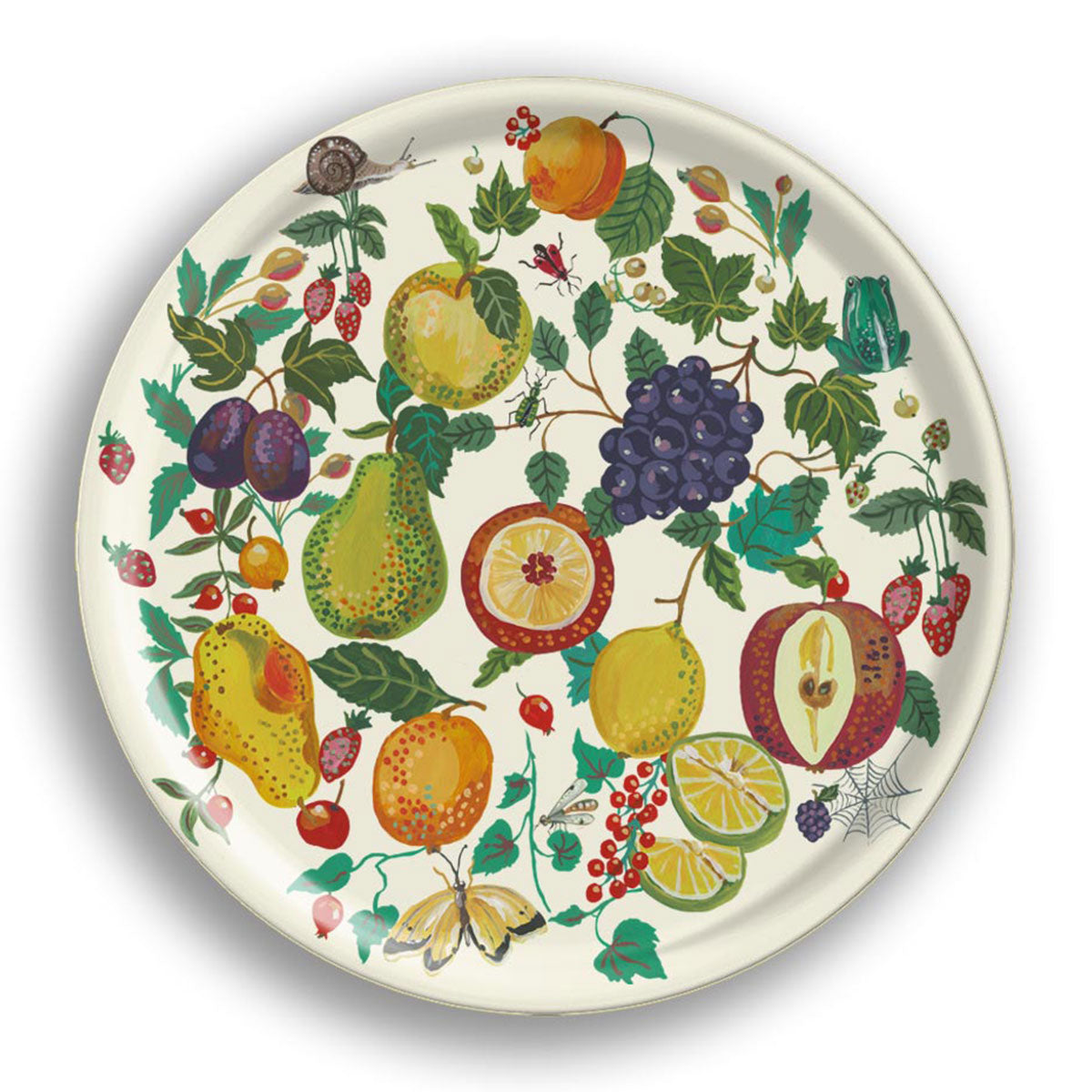 Birch Wood Round Tray - Avenida Home