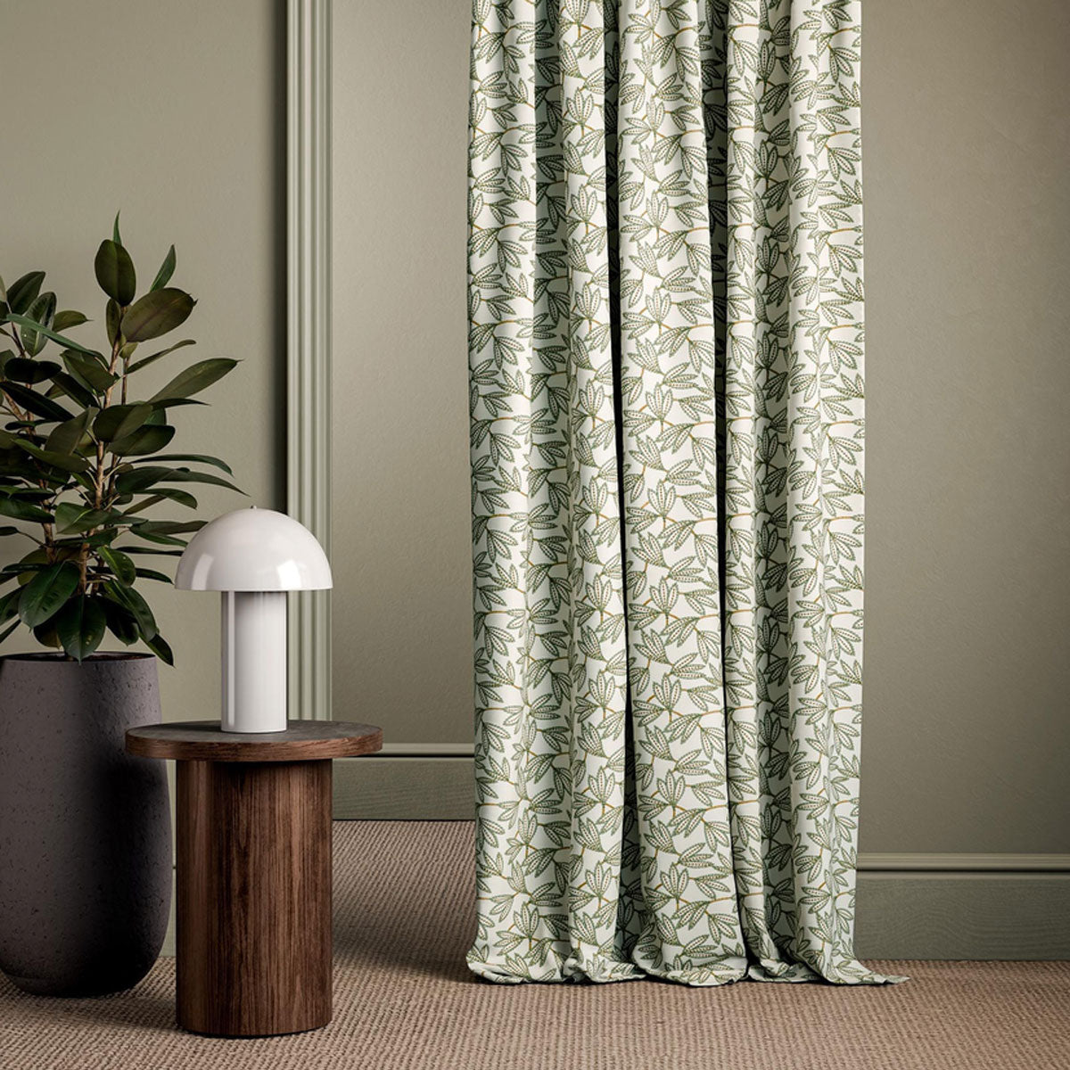 Clarke & Clarke Kalmia fabric – Herb (2)