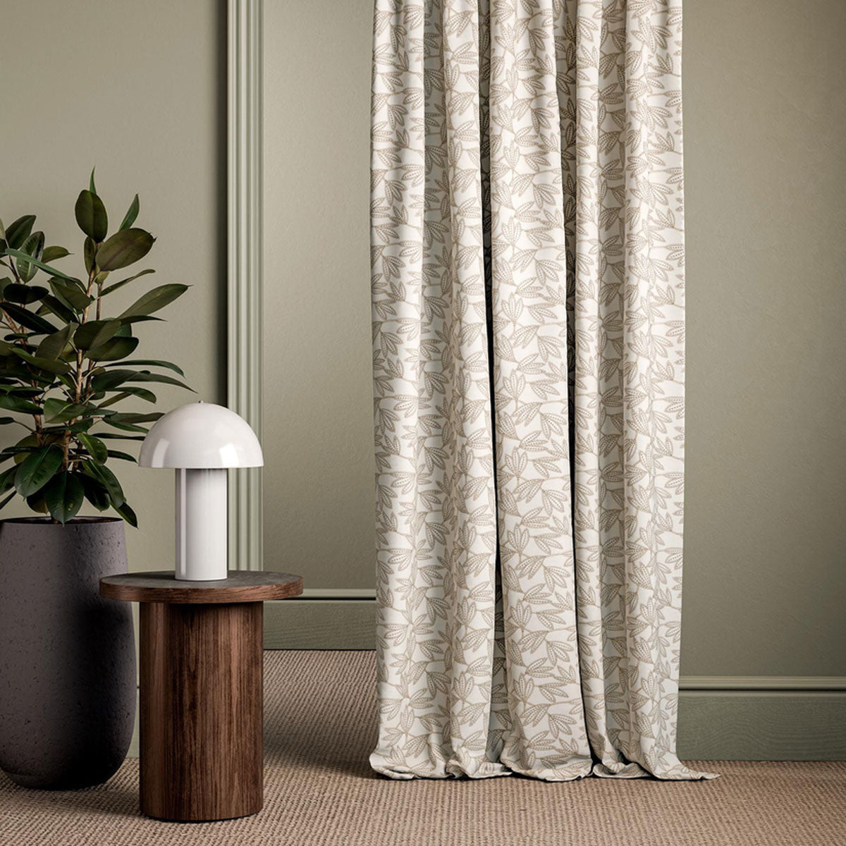 Clarke & Clarke Kalmia fabric – Linen (3)