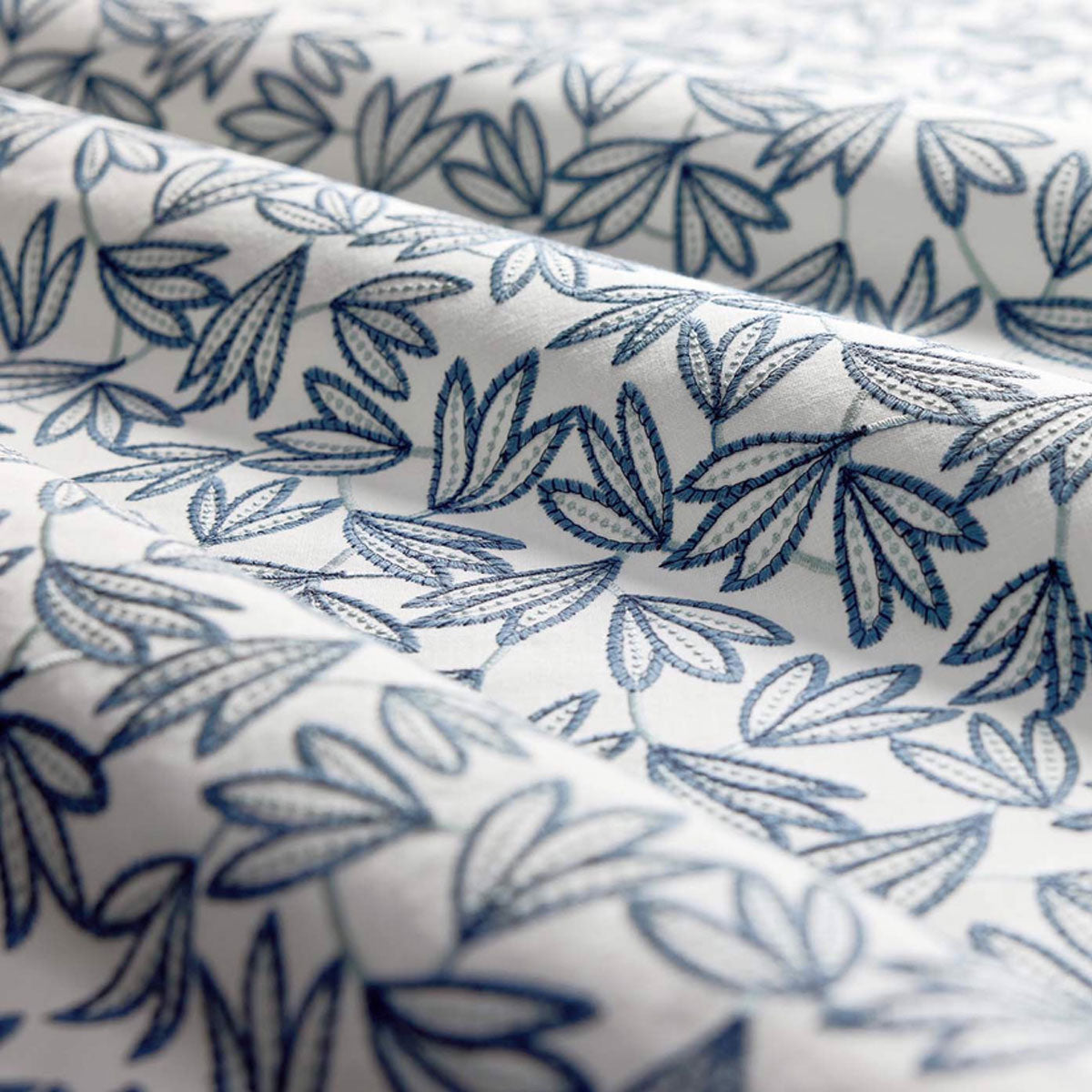 Clarke & Clarke Kalmia fabric – Midnight (2)