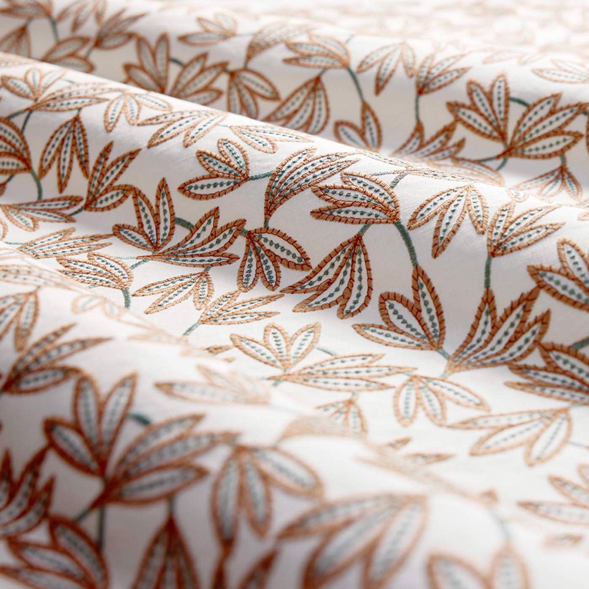 Clarke & Clarke Kalmia fabric – Spice (2)