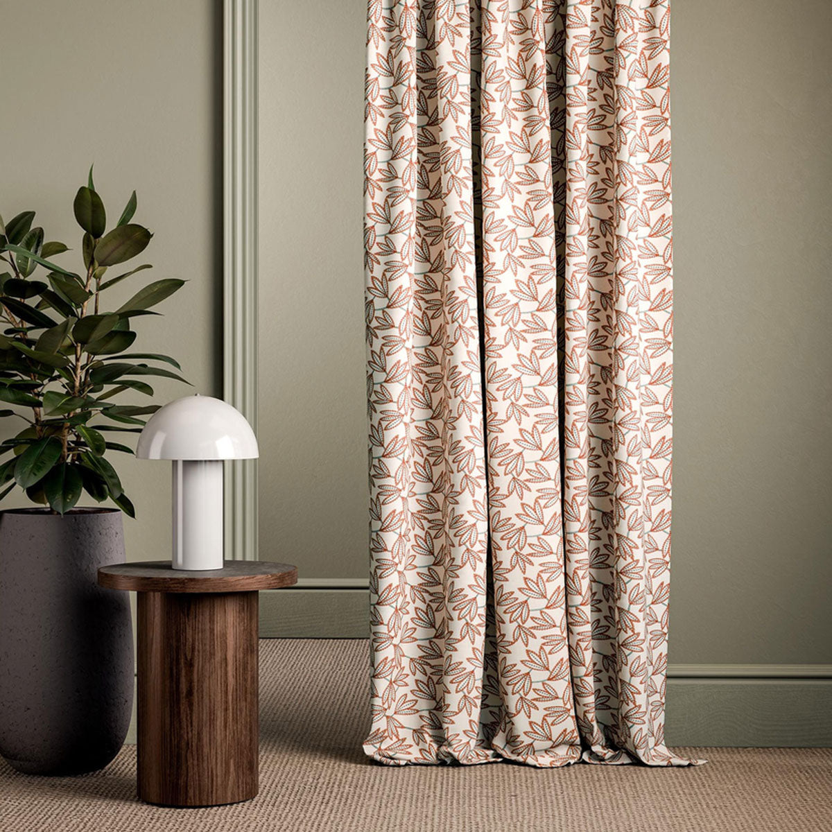 Clarke & Clarke Kalmia fabric – Spice (3)