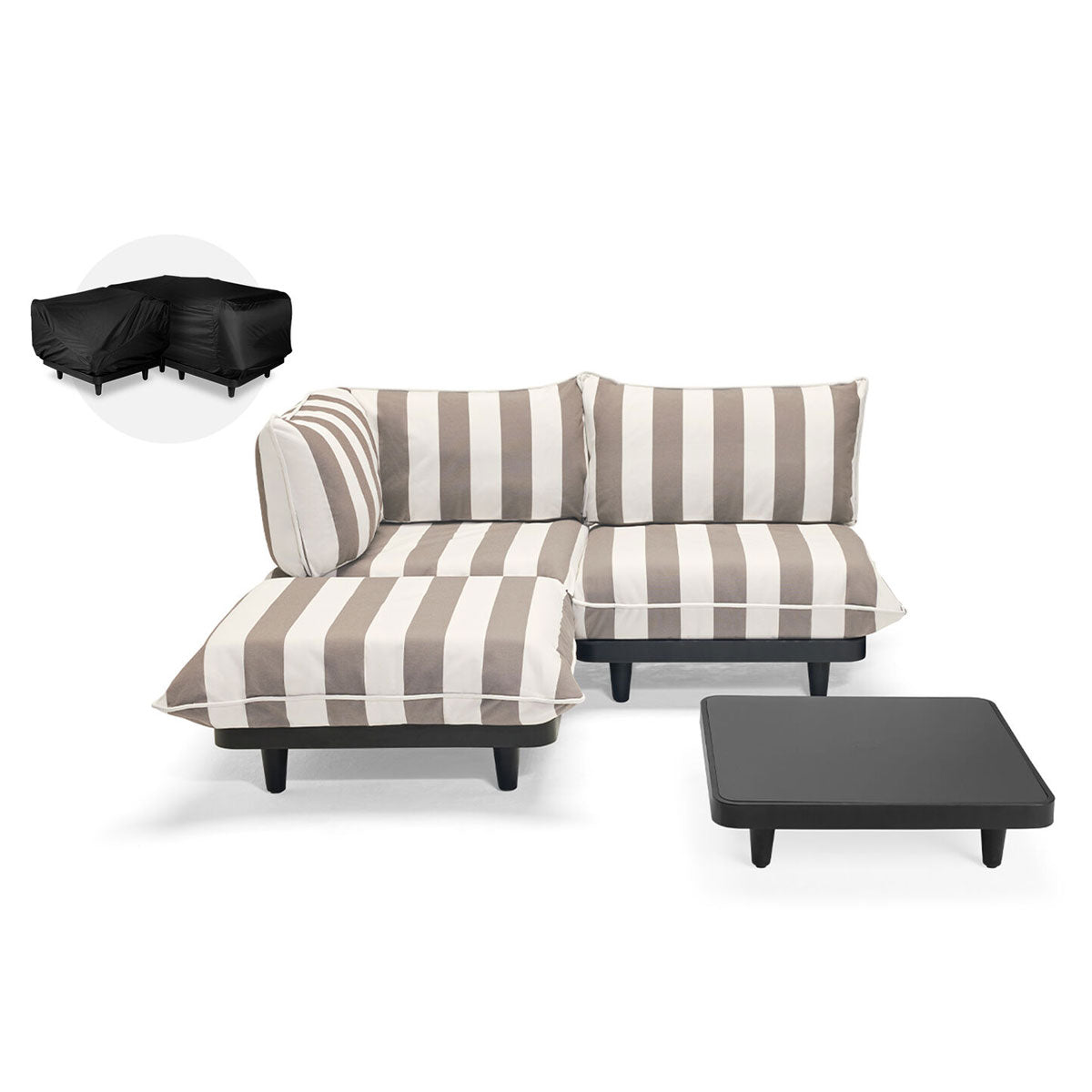 Paletti Lounge Furniture Set Medium With Table + Free Cover - Fatboy