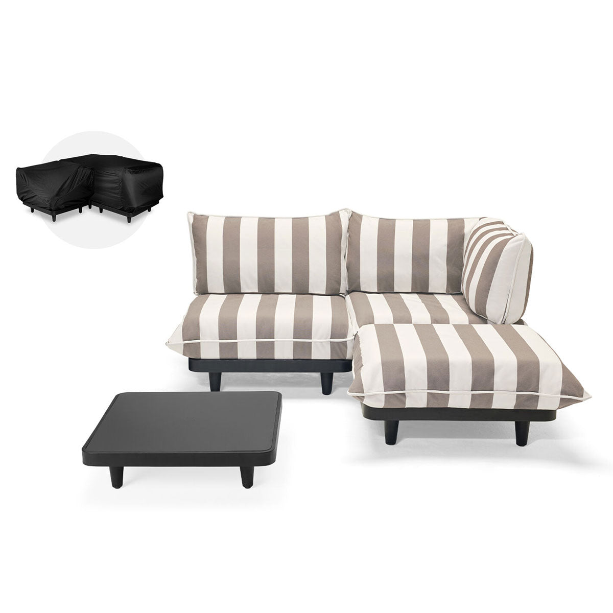 Paletti Lounge Furniture Set Medium With Table + Free Cover - Fatboy