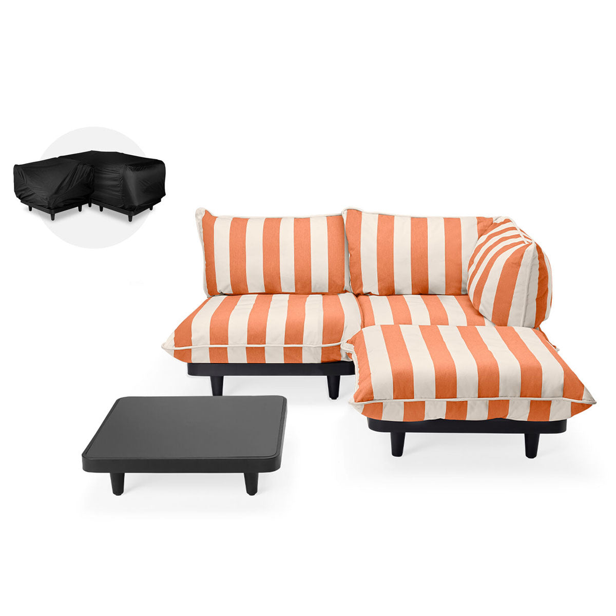 Paletti Lounge Furniture Set Medium With Table + Free Cover - Fatboy