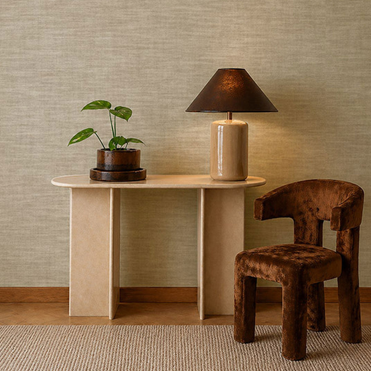 Harlequin Mineral wallpaper – Clay (2)
